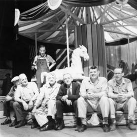 Rod Martin, with fellow employees at the Orpheum Theatre