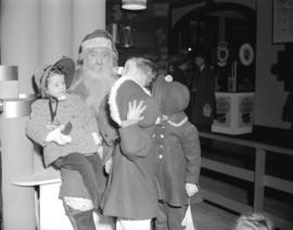 Hudson Bay Company - [children visiting] Santa