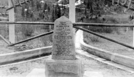 The monument [at the Great Divide sign]