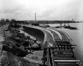 Alberta Wheat Pool elevator under construction