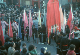 Children in the Chinese New Year parade on Pender Street
