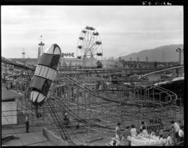 Amusement rides in P.N.E. Playland