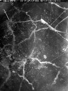 [Aerial view of trenches]