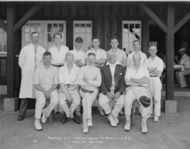 Cricket Week July 17-22, 1933 [Aurora Cricket Club team photograph]