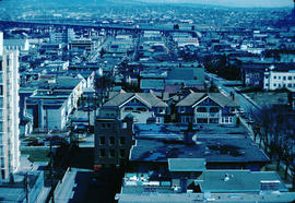 [East facing cityscape view of Kitsilano]