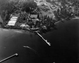 [Aerial view of Evergreen Park Resort]