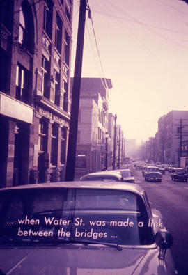 When Water Street was made a link between the bridges