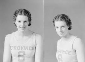 Province - Girls Senior basketball team, 2 individual portraits