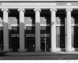 C.P.R. [Canadian Pacific Railway] Station (Waterfront Station), exterior entrance