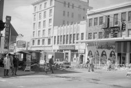 [Southwest view of 800 block of Granville Street]