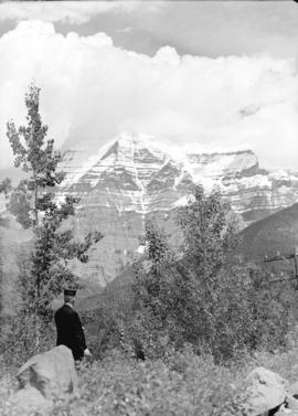 [A scenic view of] Mount Robson