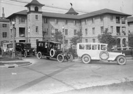 Vancouver General Hospital [exterior with ambulances]