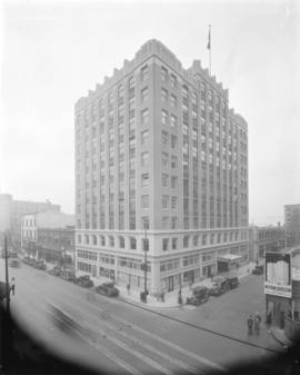 [Photograph of Vancouver Stock Exchange building, 475 Howe St., Vancouver B.C.]