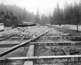 [Reconstruction after the Seymour Creek washout]