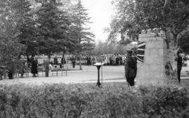 [Dedication ceremony for the St. Roch monument]