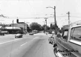 Alma and Broadway [streets looking] west