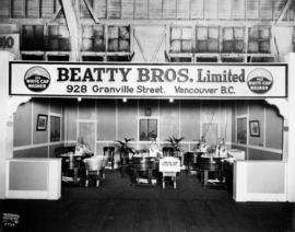 Beatty Bros. display of White Cap washing machines