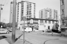 [Northeast corner of intersection of Nicola Street and Nelson Street]
