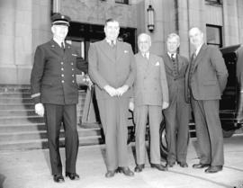 Honourable Ian McKenzie [and others at City Hall]