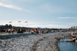 False Creek - Seawall - official opening