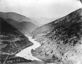 [View of the Thompson River east of Lytton]