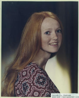 Georgia-Lee Monkman, Miss New Westminster 1972 : [portrait]