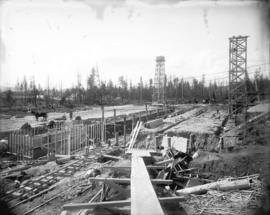 [Partially constructed Horne-Payne substation]