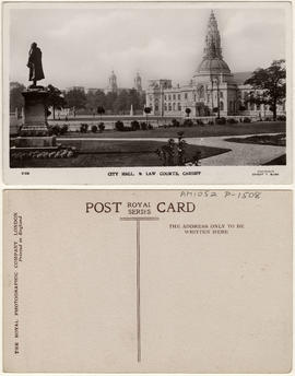 City Hall, & Law Courts, Cardiff.