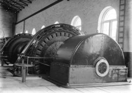 [Interior of power house for Buntzen Lake Power Plant number one]
