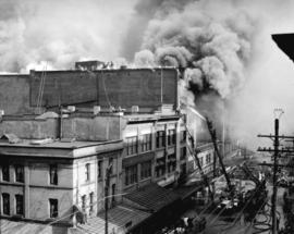 Fire at A.P. Slade's warehouse [157 Water Street]