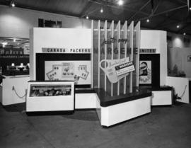 Canada Packers' display of Margene butter substitute and York canned meats