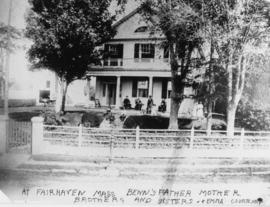 Family home about 1860: Samuel Rogers, father of B.T. [Benjamin Tingley]