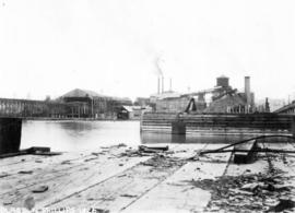 [View of industrial plants in Marpole]