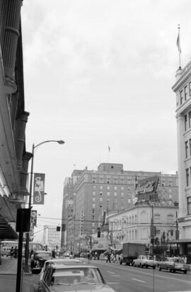 [Businesses along West Georgia Street]