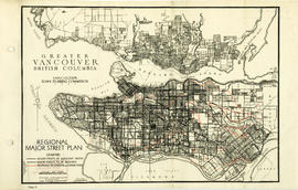 Greater Vancouver, British Columbia : regional major street plan