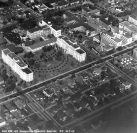 [Aerial view of] Vancouver General Hospital