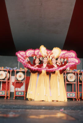 Kang Sun Young's Dancers performance during the Centennial Commission's Canada Day celebrations