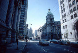 [View of buildings from] Hastings St[reet] at Granville [Street]