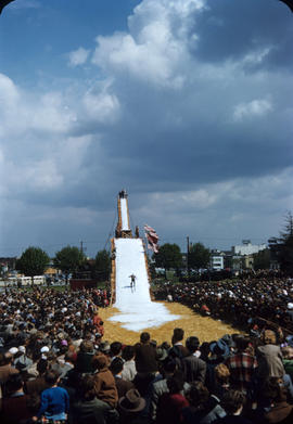 [Man-made ski jump in Vancouver]