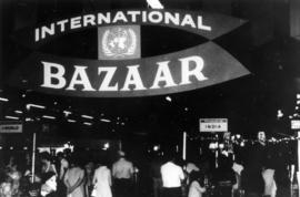 1969 P.N.E. International Bazaar exhibits in Pacific Showmart building