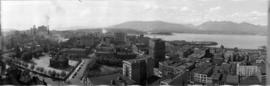 [Northern view of downtown Vancouver from the World Building at 500 Beatty Street]