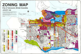 Zoning map : City of Vancouver, British Columbia [front side]
