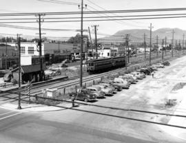 [View of the last Vancouver Lulu Island inter urban tram near 41st Avenue and West Boulevard]