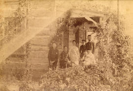 [The Onderdonk Family on their porch]