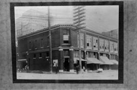 Chinese Times building at the northeast corner of Pender and Carrall Streets