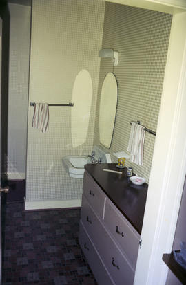 [Interior view of bathroom vanity]