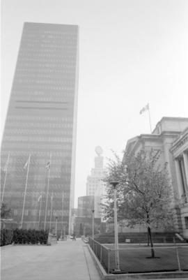 Toronto Dominion Bank tower across the Provincial Court House plaza