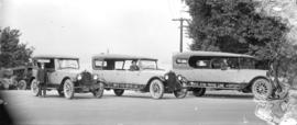 [White Star Motor Line Cars and drivers]