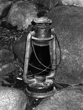 Coal oil lamp used by fishermen (kerosene lantern)