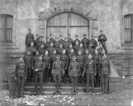 [Group portrait of "E" Company 6th Regiment D.C.O.R.]